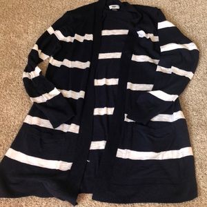 Old navy striped cardigan